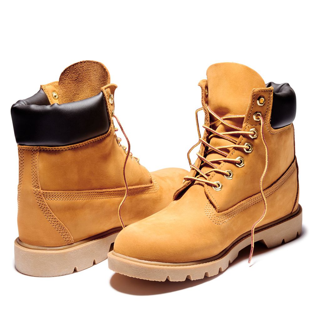 Botas de Nieve Timberland Hombre 6-Inch Basic Waterproof W/Padded Collar Marrones - Chile FSJ-762903